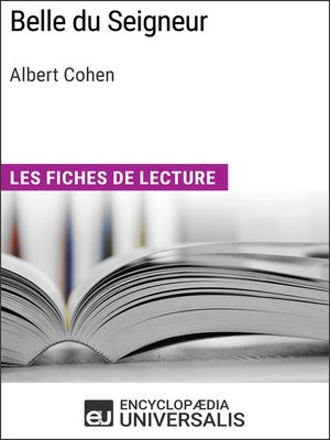 cover image of Belle du Seigneur d'Albert Cohen
